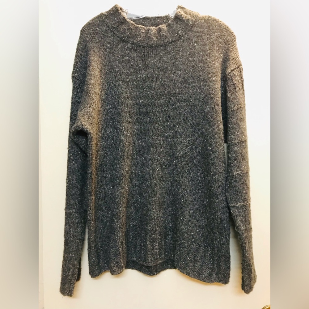 JW Anderson Grey Oversized Warm Sweater